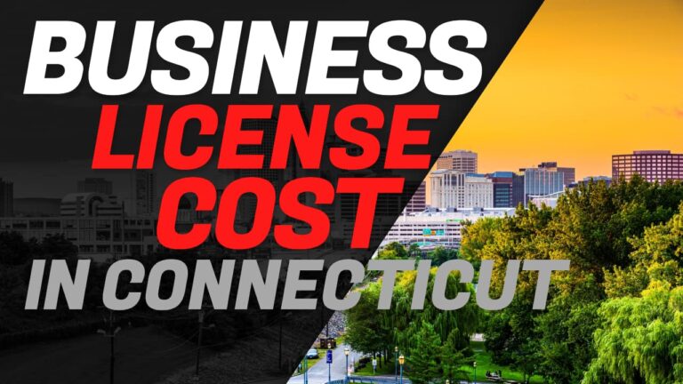 How Much Is A Business License In Connecticut 6078